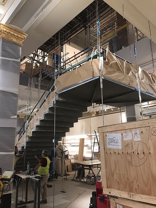 Steel Staircase Painting Sydney